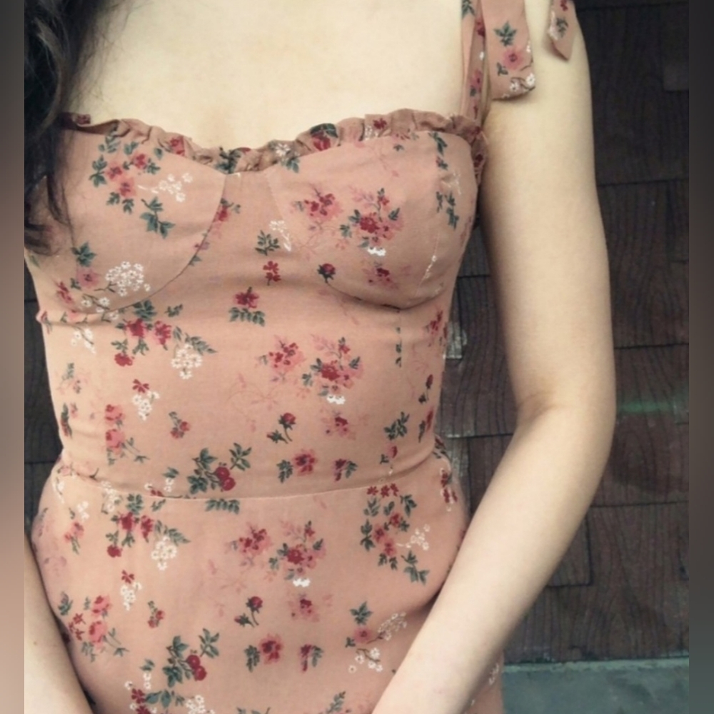 REFORMATION Sz 12 NWT NIKITA DRESS In ARIANNE NEW - Picture 3 of 12